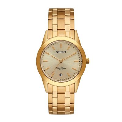 Relógio Orient Masculino Ref:Mgss1179 C1kx Clássico Dourado