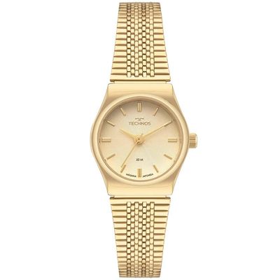 Relógio Technos Feminino Ref: 2035ndh/1x Clássico Dourado