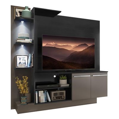 Estante Com 3 Leds Para Tv Até 55´´ Dallas Fg3398