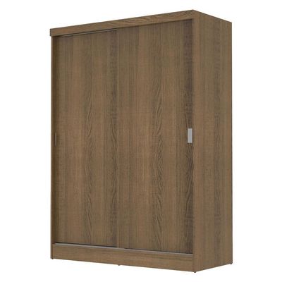 Guarda-roupa Infantil Madesa Luke 2 Portas de Correr Rustic