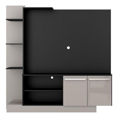 Estante Para Tv Até 55´´ Denver Fg2473 Preta/lacca Fumê