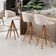 Kit 04 Banquetas Alta Bar Cozinha Sala de Jantar Bar Mia L02 Suede Bege - Lyam Decor
