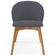Kit 04 Cadeiras de Jantar e Estar Living Estofada Mia L02 Suede Cinza - Lyam Decor