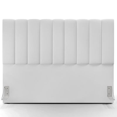 Cabeceira Cama Box Casal King 195 cm Dália W01 Facto Branco - Lyam Decor