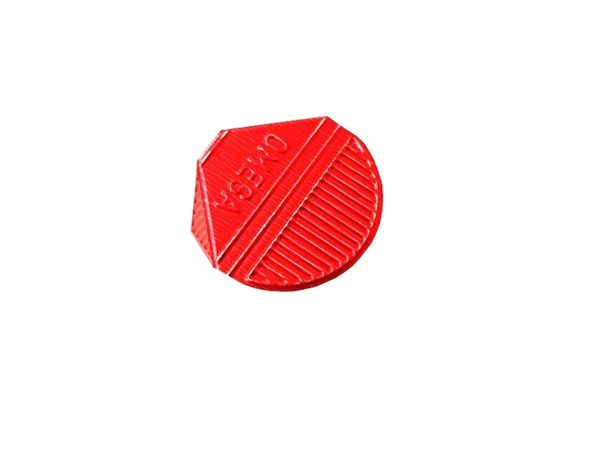 Prendedor de Papel Presclip Omega - Caixa 1000 Unds Vermelho