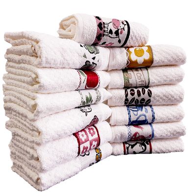 Pano de Copa LmPeter Jacquard 48cmx70cm com Barra Decorada(03 Unidade) Branco