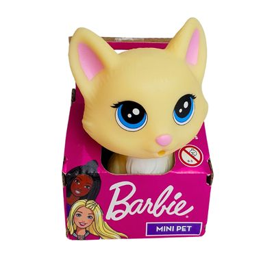 Mini Pets da Barbie Mini Gata Na Casinha - Pupee Cinza