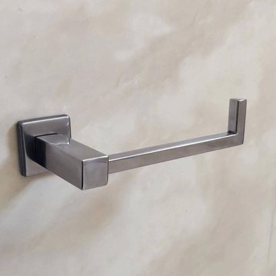 Kit Acessórios Banheiro Suporte Papel Higiênico e Toalheiro Porta Toalha 30cm Aço Inox Azaléia