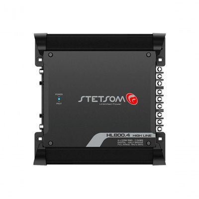 Amplificador Digital Stetsom Hl800.4 900w 4 Canais 2 Ohms