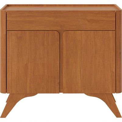 Buffet Aros 2 Portas Pés Madeira Maciça - Mavaular Naturale