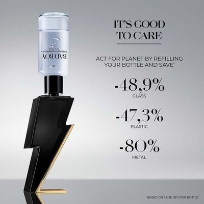 Carolina Herrera Bad Boy Eau De Toilette Refil - Perfume Masculino 200ml