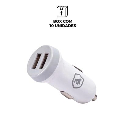 Carregador Veicular Flex no Atacado - Caixa Fechada 10 Unidades - Gshield