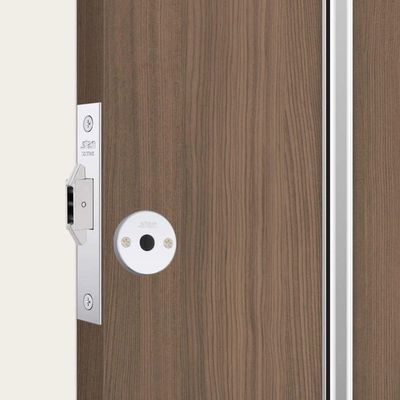 Fechadura Basel 1008 Para Porta De Bater E Correr Com Espelho Em Inox Polido - 10929 - Stam