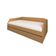 Sofá Cama Com Cama Auxiliar Americana Luxo Em Mdf Resistente Nobre Amendoa