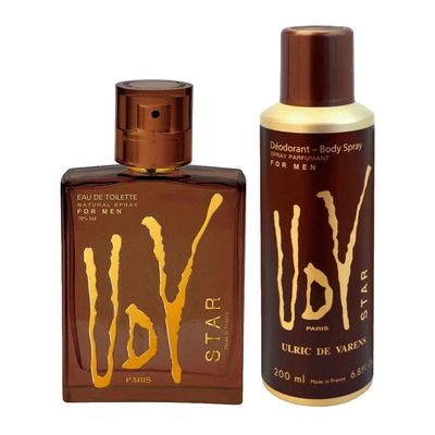 Kit Ulric De Varens Udv Star Eau De Toilette 100ml + Desodorante 200ml