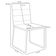 Kit 06 Cadeiras Decorativa Estofada Para Sala De Jantar Preto Maya L02 Facto Branco - Lyam Decor