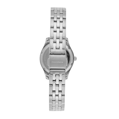 Relogio Mondaine Feminino Ref: 32965l0mkne2 Prateado + Semijoia