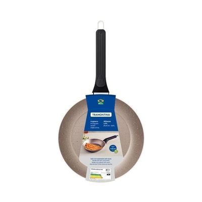 Frigideira Tramontina Milazzo Alumínio 20cm Com Revestimento Antiaderente Starflon Max Amêndoa