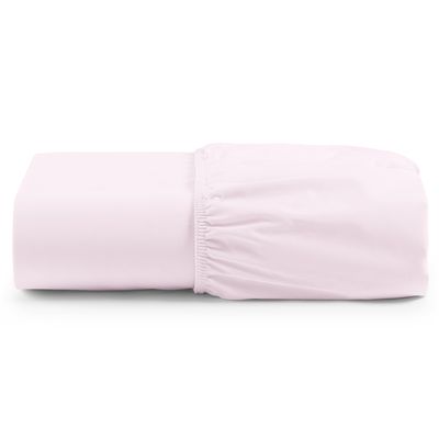 Lençol Unique Avulso de Baixo King com Elástico Micro Percal 400 Fios - Rosa