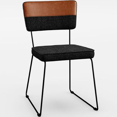 Mesa Capri 160 Off White Com 6 Cadeiras Allana B05 Faixa Couríssimo Camel Linho Chumbo - Lyam Decor