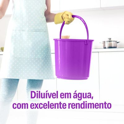 Kit 3 Limpador Diluível Ajax Festa Das Flores Lavanda 500ML