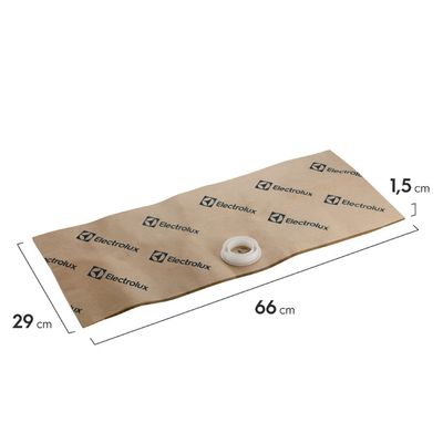 2 Kits com 3 Sacos de aspirador de pó Modelos A20 e Gt3000 (CSE20) Electrolux