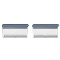 Kit 2 Organizadores de Geladeira Electrolux Experience com Escorredor 1,5L