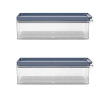 Kit 2 Organizadores de Geladeira Electrolux Experience com Escorredor 5L