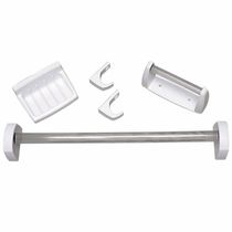Kit Acessórios Para Banheiro 5 Peças Branco - Kb2 - Astra Kit Acess.p-banh.5pcs Branco Kb2-as Astr