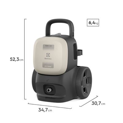 Lavadora de Alta Pressão Electrolux 2250PSI 1800W UltraWash Dispenser detergente Integrado (UWS2250) 127V