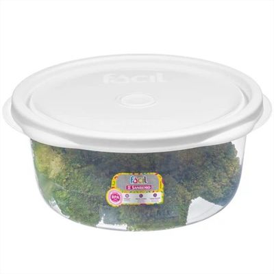 Pote Redondo Cores Sortidas 1300ml - 115-6 - Sanremo Pote Redondo 1300ml Ref. 115-6 Sanremo