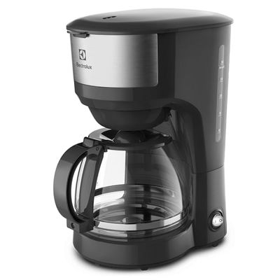 Cafeteira Elétrica Electrolux 30 Xícaras Efficient Função Manter Aquecido Cor Inox Preta (ECM20) 127V