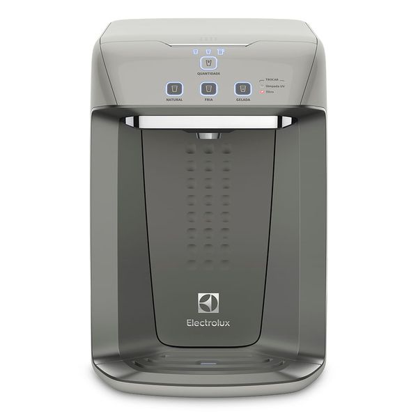 Purificador Electrolux Eletrônico c/ Painel Digital e Filtro Luz UV Bivolt Cinza (PA31G) Bivolt