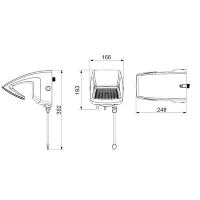 Ducha Futura Eletrônica 220 Volts 6800 Watts - 7531290 - Lorenzetti