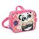 Kit Mochila Com Estojo Rosa Infantil Pandinha - Luxcel