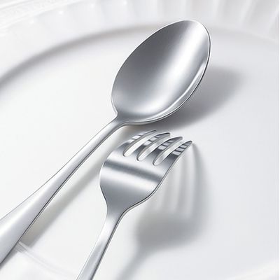 Colher de Mesa Aço Inox Talheres Buffet Restaurante Jogo 6un