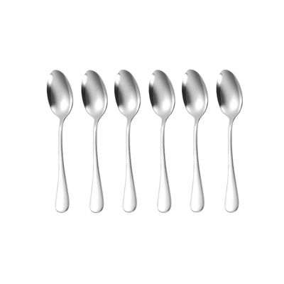 Colher de Mesa Aço Inox Talheres Buffet Restaurante Jogo 6un