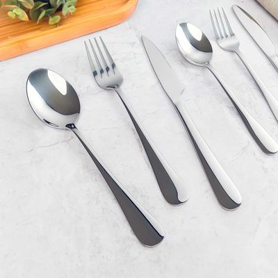 Colher de Mesa Aço Inox Talheres Buffet Restaurante Jogo 6un