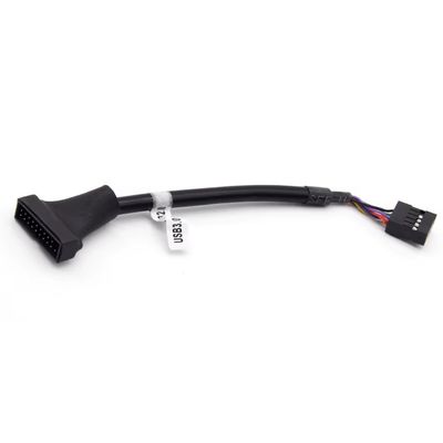 Adaptador USB 3.0 Macho 20 Pin /USB 2.0 Femea 9 Pin 480mbps