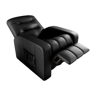 Poltrona Do Papai Reclinavel Para Descanço Azera Matrix Sintetico Preto