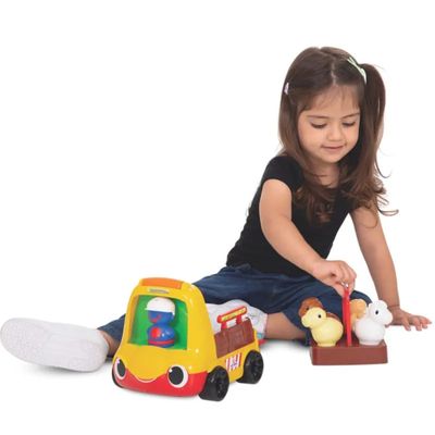 Brinquedo Infantil Caminhão Fazendinha Truckids - Mercotoys 472
