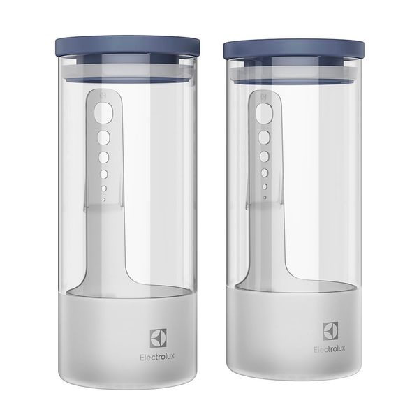 Potes Herméticos Electrolux de Vidro para Temperos Frescos e Hortaliças 2 Unidades Não se aplica