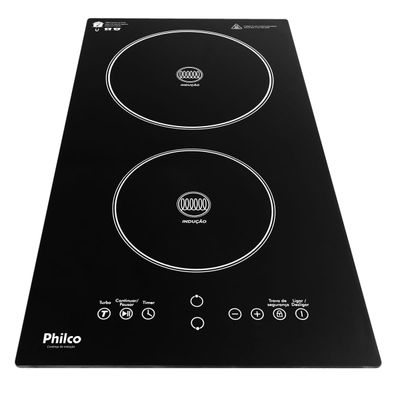 Cooktop de Indução Philco 2 Queimadores e 9 Níveis PCT11P 220V 220V