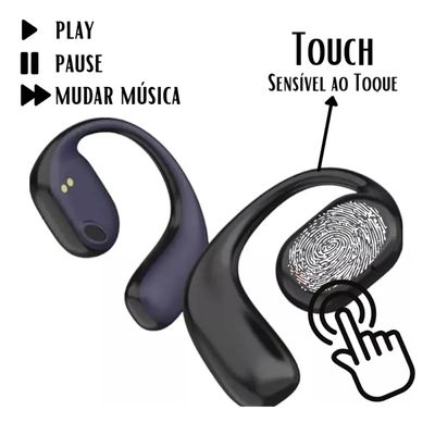 Fone Sem Fio Ultraleve: Conexão Instantânea e Som Cristalino