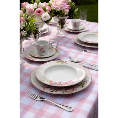 Aparelho de Jantar Tramontina Poème em Porcelana Decorada 20 Peças