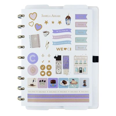 CADERNO PURPLE KEY BY ISA AKKARI - CADERNO INTELIGENTE GRANDE