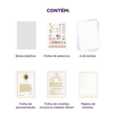 CADERNO PURPLE KEY BY ISA AKKARI - CADERNO INTELIGENTE GRANDE