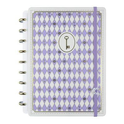 CADERNO PURPLE KEY BY ISA AKKARI - CADERNO INTELIGENTE GRANDE