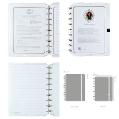 CADERNO PURPLE KEY BY ISA AKKARI - CADERNO INTELIGENTE GRANDE