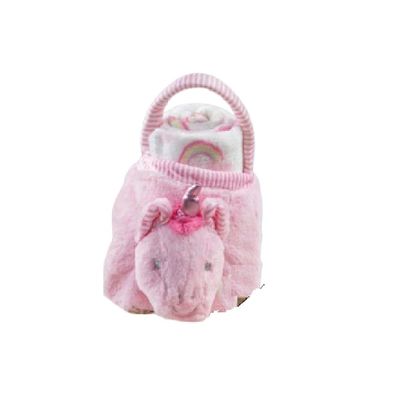 Manta Bebe Le Petit Com Bolsa Corttex Unicornio